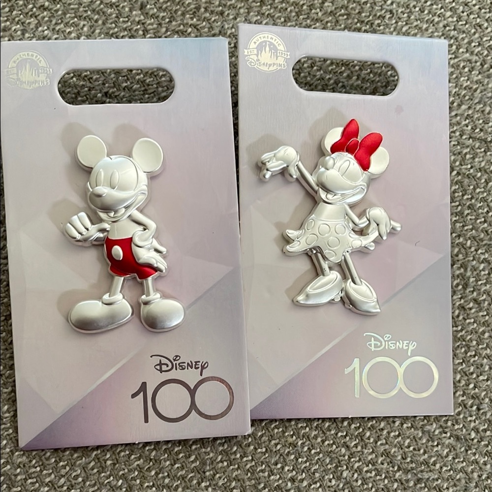 Disney 100 Mickey and Minnie Pins